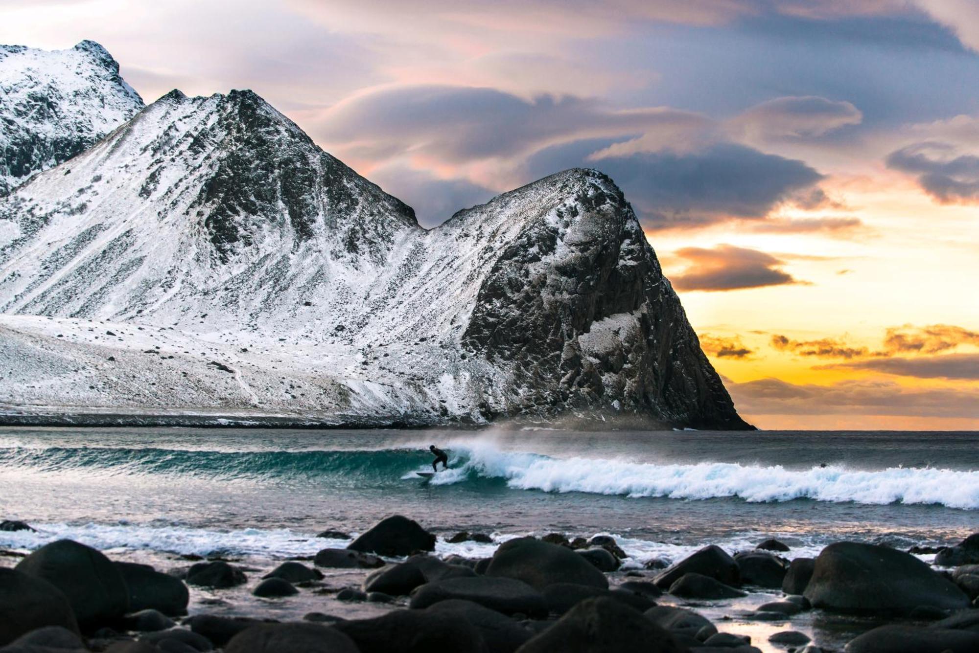 Unstad Surfpacker Unnstad ภายนอก รูปภาพ